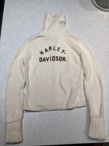 lot 53 image: Harley Davidson Zip-up sweater