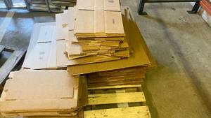 Pallet of Shipping Boxes-Mostly U-Line