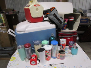 lot 87 image: Coolers, Water Bottles, Picnic