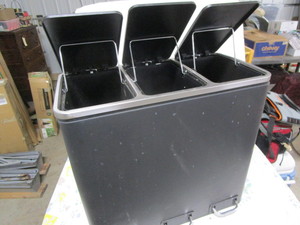 lot 88 image: Tri Bin Trash Container