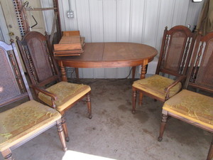 lot 145 image: Dining Table, Chairs