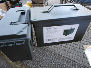 lot 107 image: Ammo & Field Can
