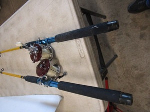 lot 124 image: Downrigger, Penn Reels