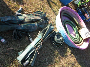 lot 129 image: Pump, Hose