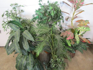 lot 199 image: Potted Artificial Plants