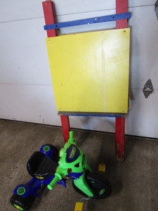 lot 187 image: Big Wheels, Easel