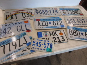 lot 216 image: License Plates