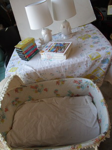 lot 189 image: Vintage Bassinet, Care Bears, Disney
