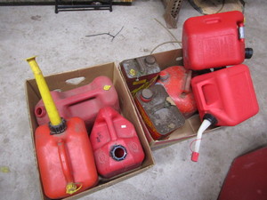 lot 304 image: Gas Cans