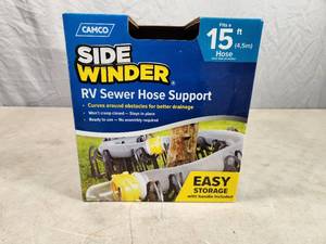 New Side Winder RV Sewer Hose Support