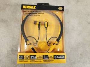 New DeWalt Jobsite Pro Wireless Headphones  Bluetooth