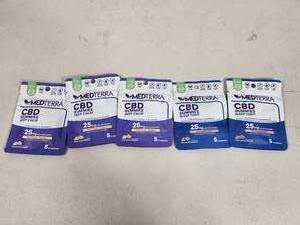 5 New Packets of CBD Gummies