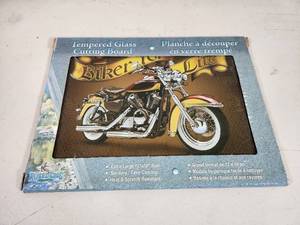 New Motorcycle Tempered Glass Cutting Board