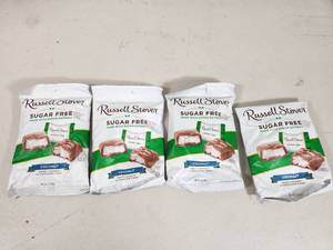 4 New Bags of Russell Stover Sugar Free Candy
