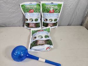 New Lawn Repair Pods and Watering Stake