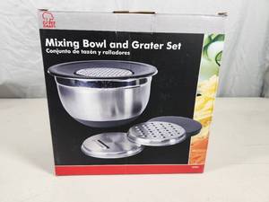 New Mixing Bowl and Grater Set