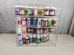 Display Full of Novelty Candy Pills