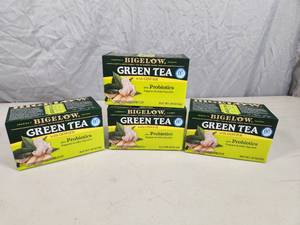 4 New Boxes of Bigelow Green Tea