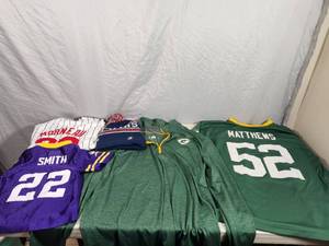 Minnesota Vikings, Green Bay Packers, and Minnesota Twins Merch