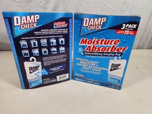 2 New Boxes of Damp Check Moisture Absorbers