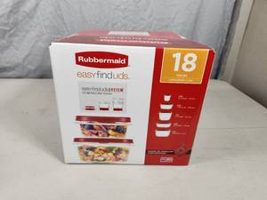 New Rubbermaid 18 Piece Storage Set