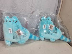 2 New Gund Pusheen Dino Kitties