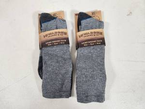 2 New Pair of Hiwassee Trading Co XL Merino Wool Crew Socks