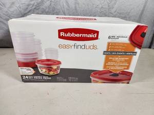 New 24 Piece Rubbermaid Set