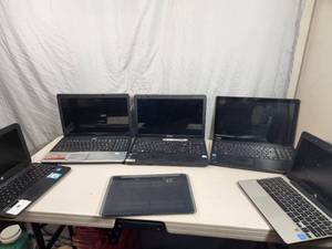 5 Assorted Laptops