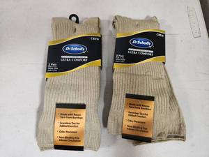 4 New Pair of Dr Scholls Ultra Comfort Crew Socks