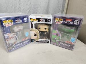3 New Funkp Pop Figurines