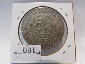 Silver Mexico 1 Peso Coin