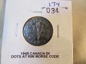 1945 Canadian Nickel