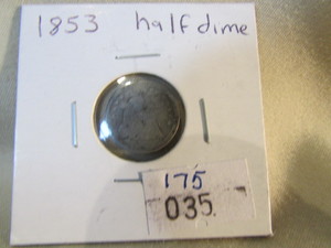 1853 Silver Half Dime