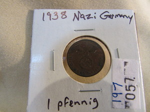 1938 Nazi Germany 1 Pfenning