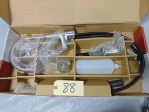 Pfister F-072-PDSS Pasadena Single-Handle Bar Faucet in Stainless Steel Unused