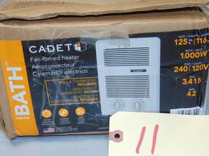 Cadet CBC103TW Com-Pak Bath Electric Wall Heater Unused