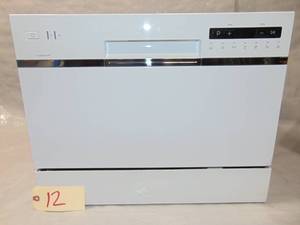 EdgeStar DWP62WH 6 Place Setting Energy Star Rated Portable Countertop Dishwasher - White Unused