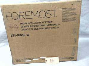 Foremost BTS-1005E-W Elongated Soft Close Bidet Seat  Unused