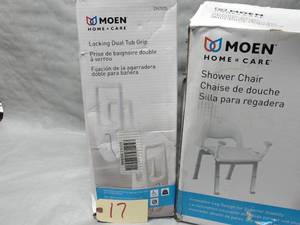Moen DN7100 Shower Seat Moen DN7075 Tub Grip Unused