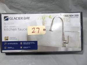 Glacier Bay McKenna  HD67726W-1208D2 Kitchen Faucet Stainless Unused