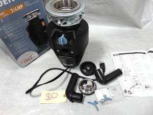 MOEN 34 HP Continuous Feed Garbage Disposal - 026508290446