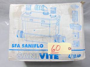 Saniflo SANIVITE Gray Water Kitchen Bar Pump Grey 008 Unused