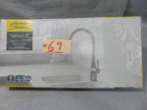 American Standard Fairbury 7418300.075 Pull-Down Kitchen Faucet-Stainless Steel Unused