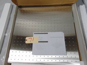 24 ALFI brand RAIN24S-PSS 1.8 GPM Single Function Square Rain Shower - Stainless Steel Unused