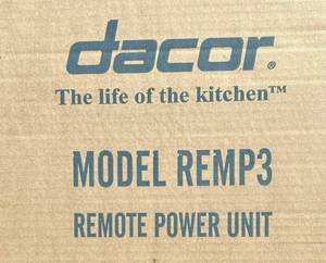 Dacor Renaissance REMP3 Blower  Downdraft Vent Housing