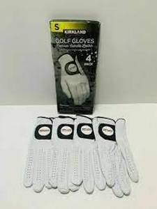 Kirkland Signature Leather Golf Glove 4-pack- Right HandedSize Small