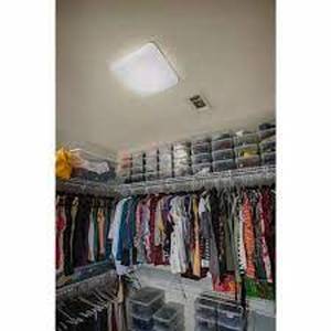 Lithonia Lighting 11 in. Square Low-Profile White Integrated LED Flush Mount