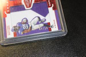 lot 26 image: 2019 Plates & Patches Doubel Coverage Dalvin Cook  Alexander Mattison Dual Patch 410  Only 10 Exist