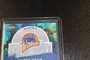 lot 39 image: 2020-21 Court Kings Holding Court Signatures Baron Davis Autograph 3149  Only 49 Exist